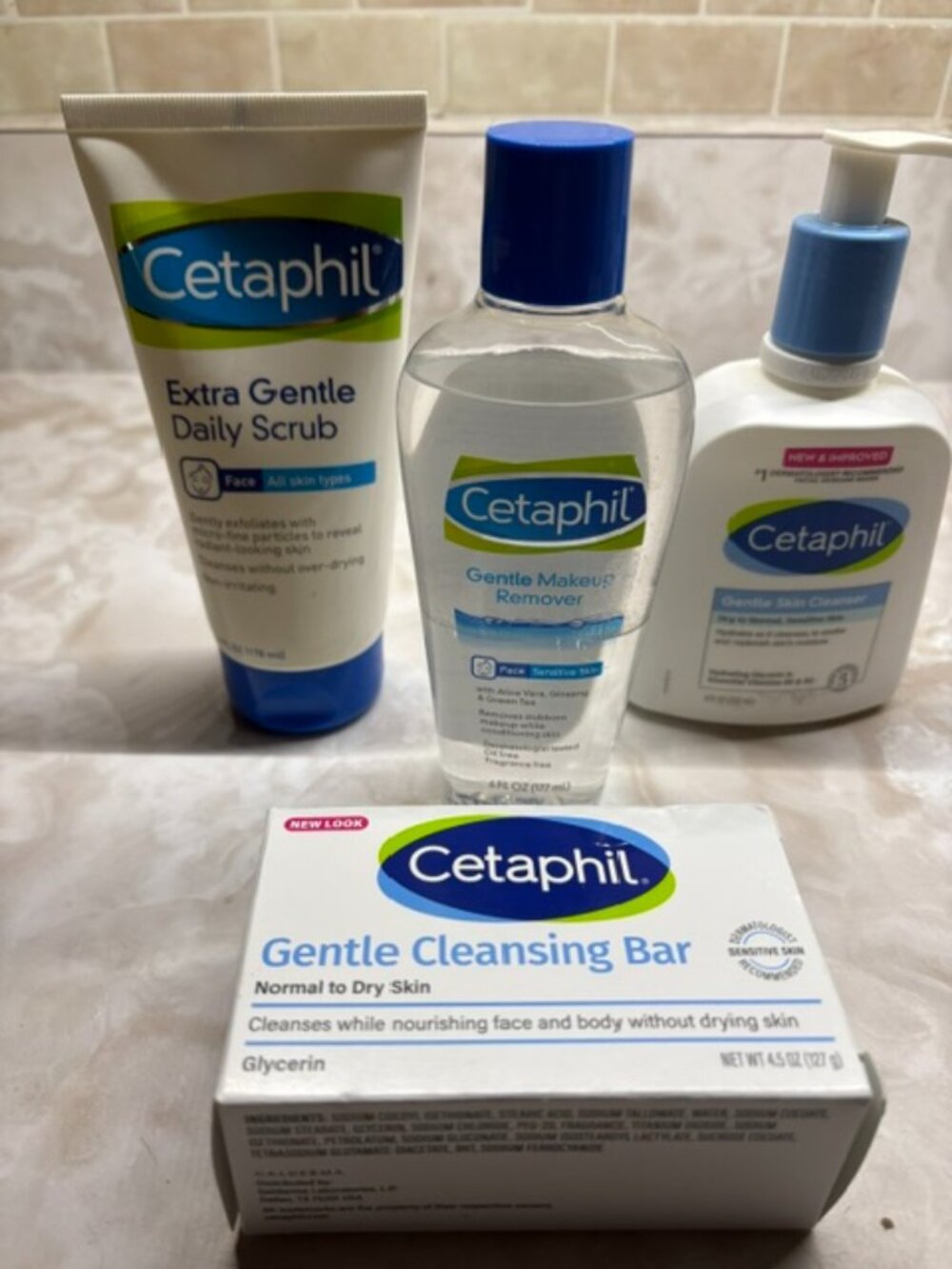 4 Cetaphil facial Products